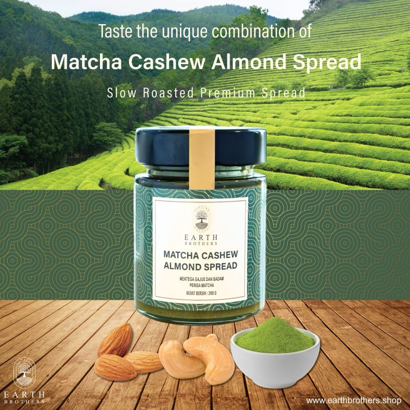 Matcha Cashew Almond Spread